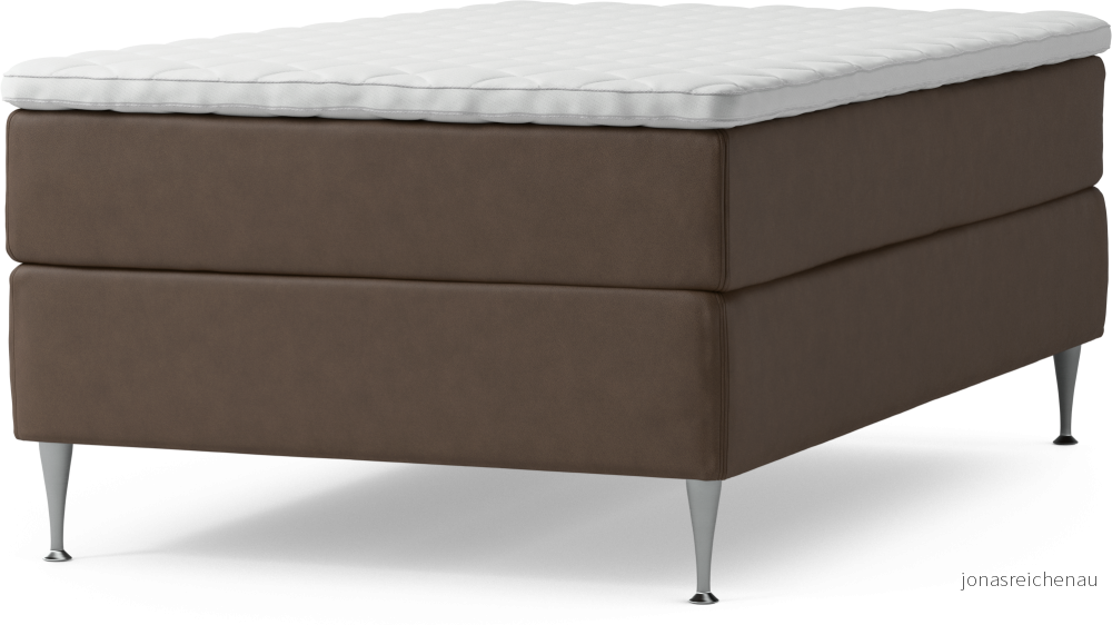 Delux Dream Kontinentalsäng, enkelsäng 120 cm med bäddmadrass och sängben xChA0