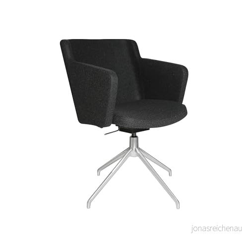 TOPSTAR Besökarstol SFH 3D sittled och fotkryss i aluminium antracit 4014296468747