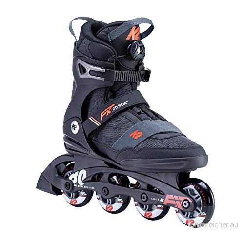 K2 Inline skridskor F.I.T. 80 BOA för män med softboot, svart orange, 30E0773 886745854708