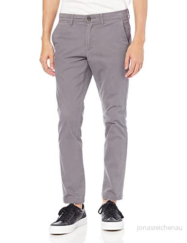 Amazon Essentials Herr Skinny Fit Casual Stretch Chino Byxa, Mörkgrå, 42 B x 32 L 193548335649