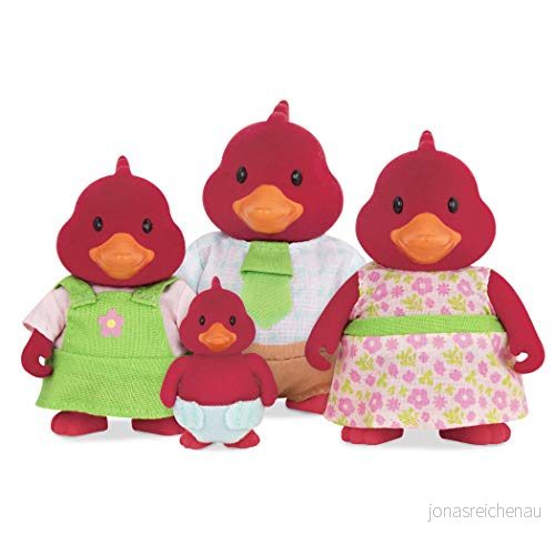 Li'l Woodzeez 255 W6464 kardinal Family Set, flerfärgad 62243351196