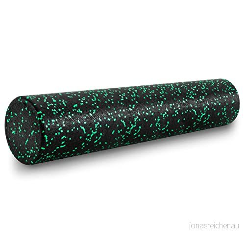 ProsourceFit Skumrullar med hög täthet 80 cm lång, fast helkropp atletisk massageverktyg för ryggsträckning, yoga, pilates, efter träning muskelåterhämtning i postträning, svart/grön 810244025154
