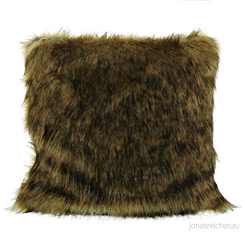 Gözze Vardagsörngott, fuskpäls i elegant pälsutseende, designslev, 50 x cm brun 4021626064982