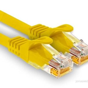 1aTTack.de 1 x 0,25 m Cat7 nätverkskabel, Cat.7 Ethernet, LAN & Cat 7 patchkabel för maximal internethastighet och ansluter alla enheter med RJ 45 kontakt gul 4250344800965 1aTTack.de 1 x 0,25 m Cat7 nätverkskabel, Cat.7 Ethernet, LAN & Cat 7 patchkabel för maximal internethastighet och ansluter alla enheter med RJ 45 kontakt gul 4250344800965