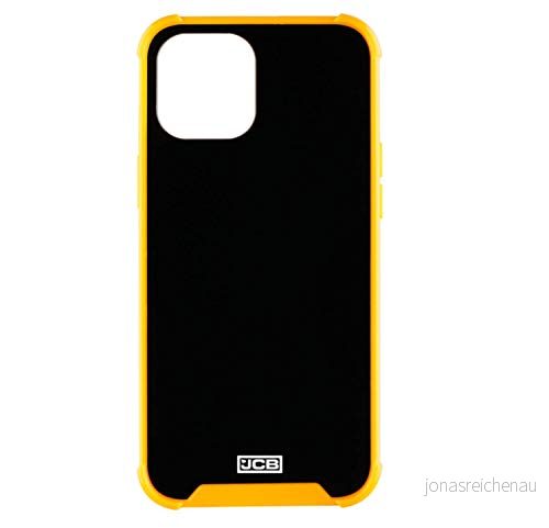 JCB Toughcase iPhone 12 6,1 tum gul/svart stötsäkert skyddande mobiltelefonfodral 794712345534