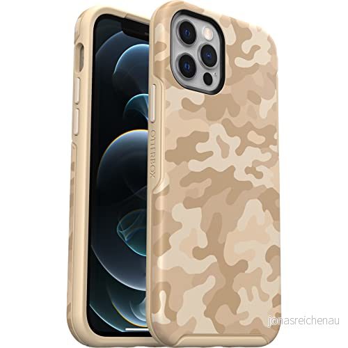 OtterBox Symmetry skal för Apple iPhone 12/iPhone 12 Pro, stöttåligt, fallsäkert, skyddande tunt skal, testad till militärstandard x3, SAND STORM 840304723287