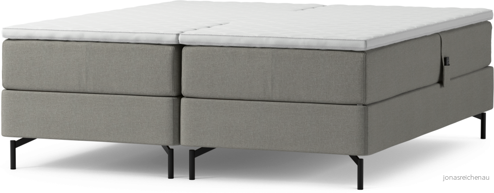 Delux Dream Ställbar säng, dubbelsäng med bäddmadrass och sängben 3X9Xk