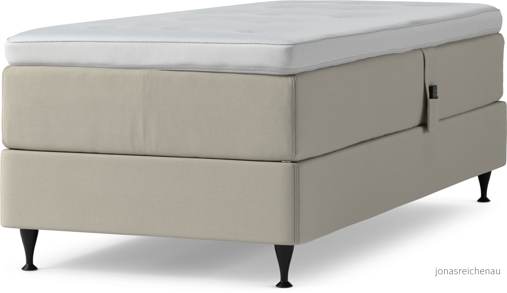 Delux Dream Ställbar säng, enkelsäng med bäddmadrass och sängben f58Yg
