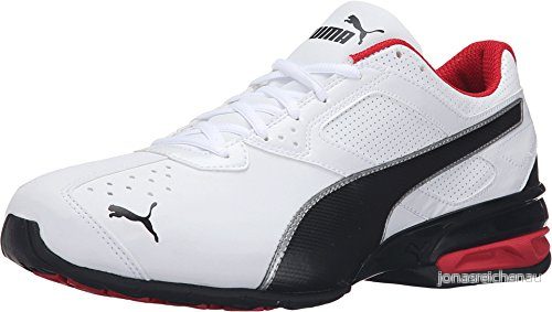 puma Tazon 6 Fm löparskor för män, Vit svart silver, 39.5 EU Weit 889183465857