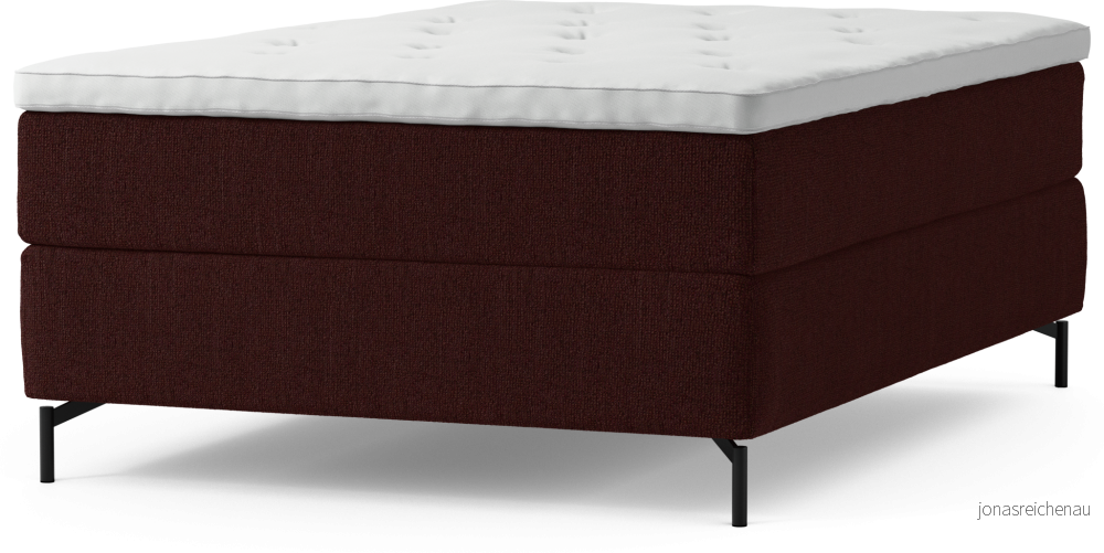 Delux Dream Kontinentalsäng, enkelsäng 140 cm med bäddmadrass och sängben QLYat
