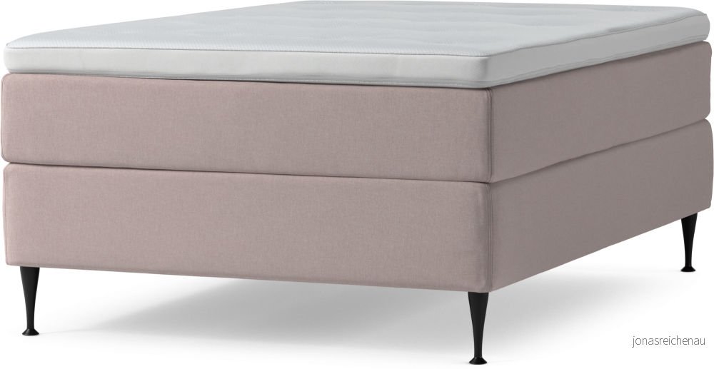 Delux Dream Kontinentalsäng, enkelsäng 140 cm med bäddmadrass och sängben 86bVF