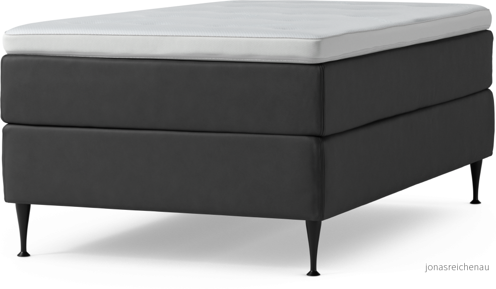 Delux Dream Kontinentalsäng, enkelsäng 120 cm med bäddmadrass och sängben fHWP3