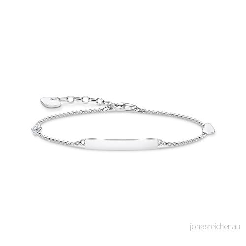 Thomas Sabo Damarmband enkelt hjärta och infinity tecken i 925 sterlingsilver, storlek 16 cm19 cm, A1976 051 14 L19V 4051245508949