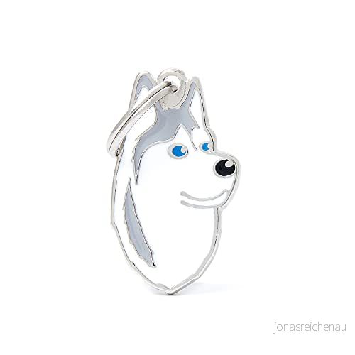 My Family tag Siberian Husky platta hundar gratis gravering anpassade katter 8055960250165