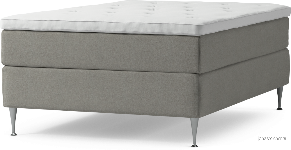 Delux Dream Kontinentalsäng, enkelsäng 140 cm med bäddmadrass och sängben bLztP