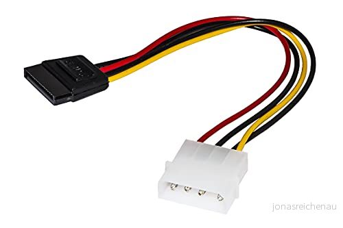 LINK LKCSATA01 15 polig SATA strömadapterkabel Molex 4 0,15 cm 8028400041685
