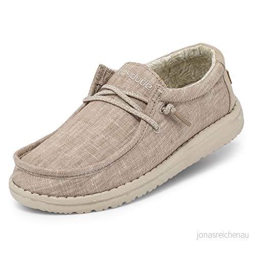 Hey Dude pojkar Wally Youth Moc Toe skor, Beige, 30 EU 8050880169948