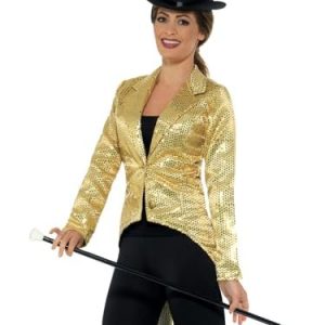 Sequin Tailcoat Jacket, Ladies (M) 5020570283080 Sequin Tailcoat Jacket, Ladies (M) 5020570283080