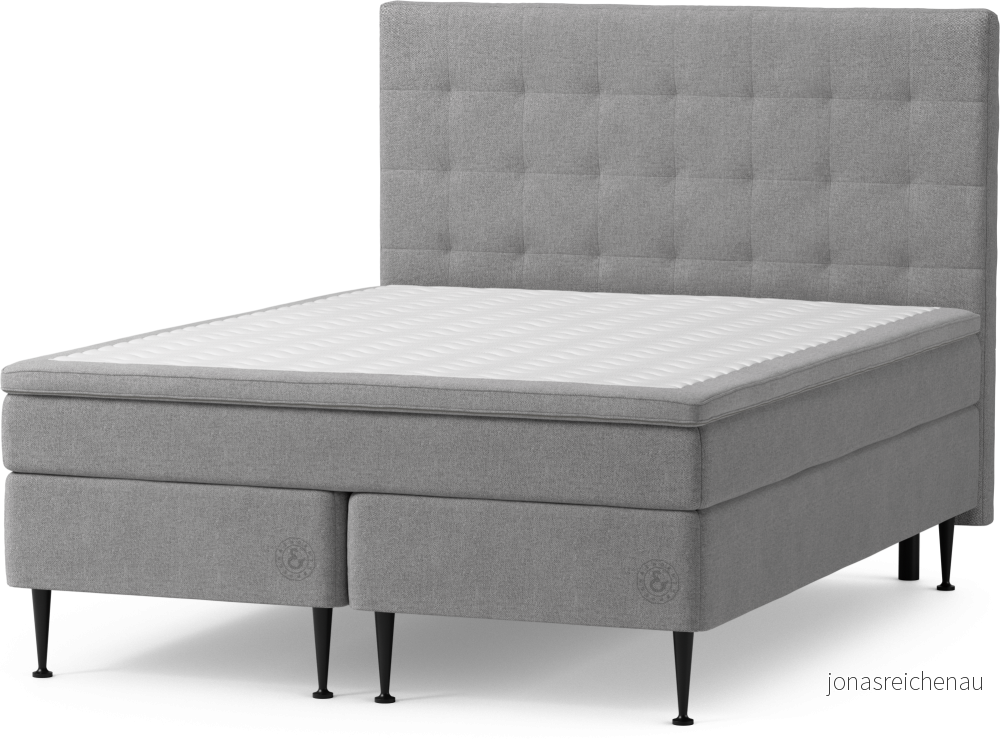 Asperö Comfort Kontinentalsäng, dubbelsäng med bäddmadrass Comfort och sängben MGbds