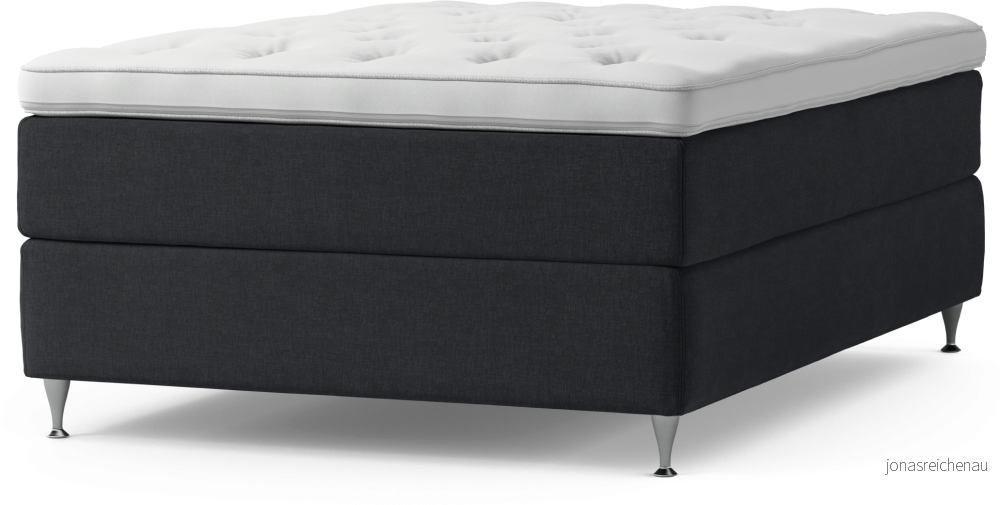 Delux Dream Kontinentalsäng, enkelsäng 140 cm med bäddmadrass och sängben Upmor