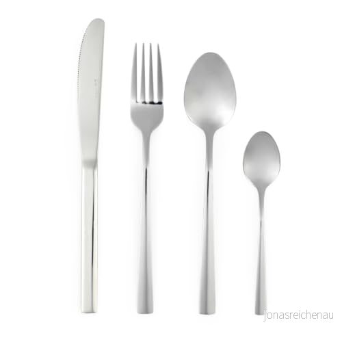 Progress BW13646EU7 16 delars bestickset rostfritt stål Washington för 4 personer, besticksilvergaffel, diskmaskinskniv, gafflar, spegelpolering, hus och restaurang, aluminium 5054061559613