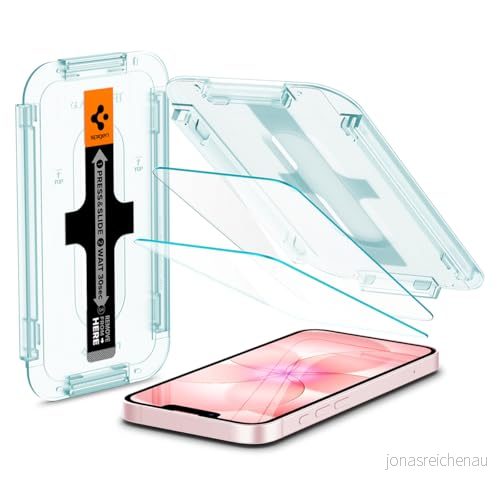 Spigen EZ Fit Sensor Protection härdat glas skärmskydd för iPhone 14, 13, 13 Pro 2 pack 8809811851236