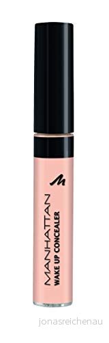 Manhattan Wake Up Concealer, flytande concealer för att täcka mörka ringar och rodnad, färg Classic Ivory 4, 1 x 7 ml 3614227791701