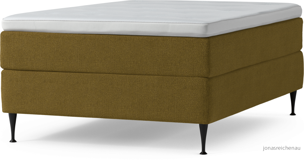 Delux Dream Kontinentalsäng, enkelsäng 140 cm med bäddmadrass och sängben MIwgP
