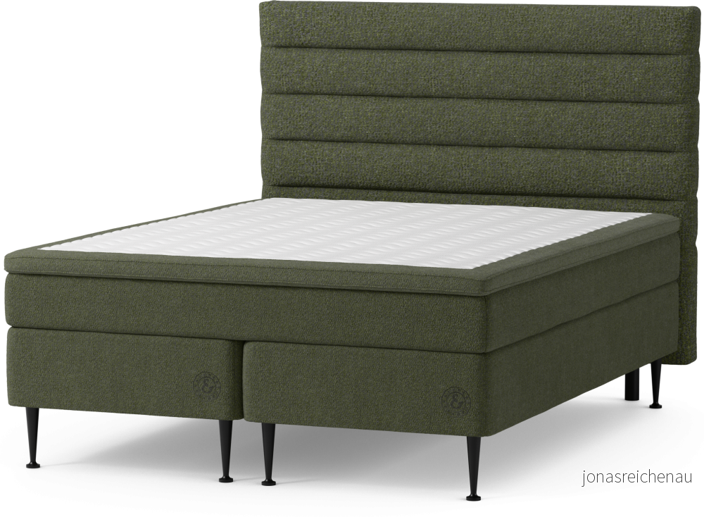 Asperö Comfort Kontinentalsäng, dubbelsäng med bäddmadrass Comfort och sängben Pc6LV