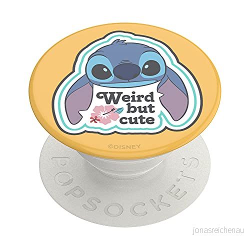 PopSockets PopGrip Hopfällbar Stativ och Grepp för Smartphone Surfplatta med en Swappable PopTop Weird But Cute 840173707609