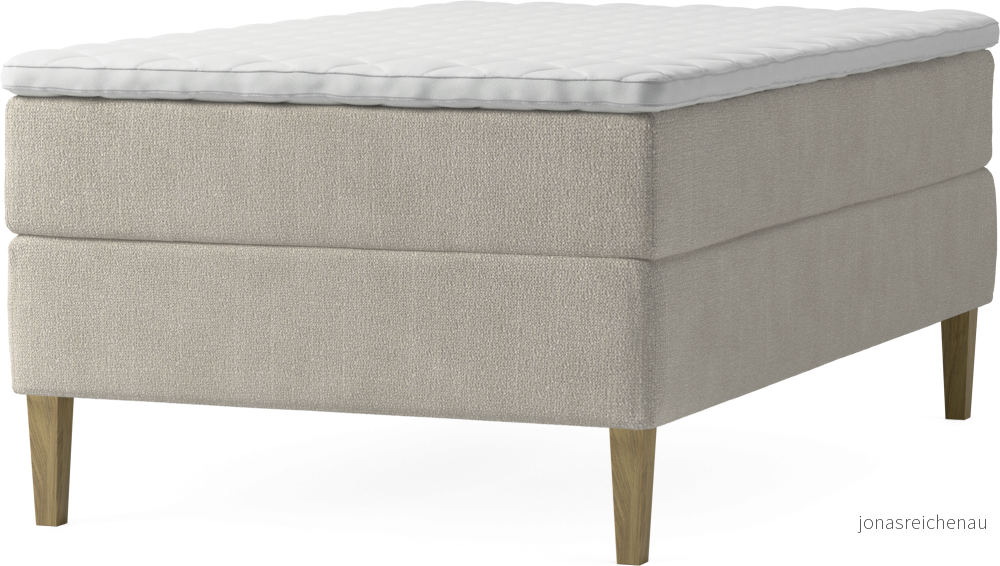 Delux Dream Kontinentalsäng, enkelsäng 120 cm med bäddmadrass och sängben 3nB8U