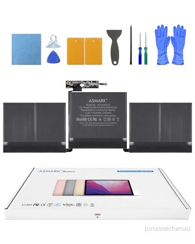 ASMARK Batteri för MacBook Pro 13 tums A1708(2016 2017),A2159,A2289,A2338 bärbar dator 6975037690118