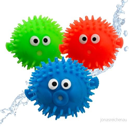 Schildkröt® Water Squeezies set om 3, vattenbombeffekt, för barn från 3 år, perfekt pool, badkar 4000885702620