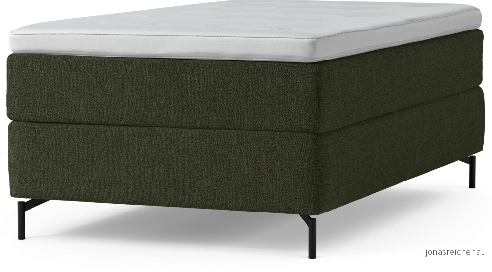 Delux Dream Kontinentalsäng, enkelsäng 120 cm med bäddmadrass och sängben KqeKD