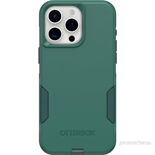 OtterBox iPhone 15 Pro MAX (endast för pendlarserien) fodral få dina gröna (grön), smal och tuff, fickvänlig, med portskydd 840304729944