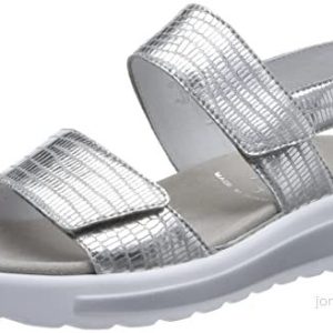 Semler Hanna Sandal för kvinnor, silver, 37 EU 4066699171908 Semler Hanna Sandal för kvinnor, silver, 37 EU 4066699171908