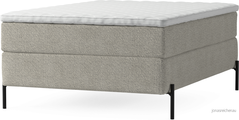 Delux Dream Kontinentalsäng, enkelsäng 140 cm med bäddmadrass och sängben CYViy