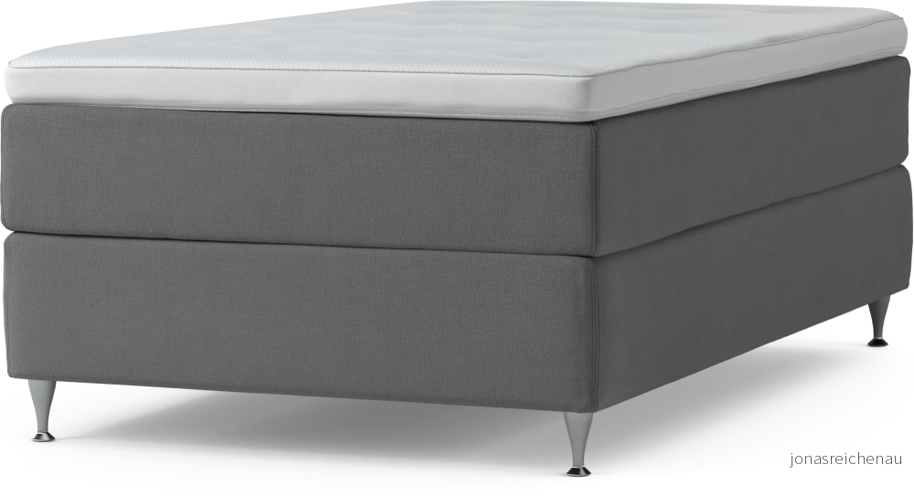Delux Dream Kontinentalsäng, enkelsäng 120 cm med bäddmadrass och sängben OMgfa