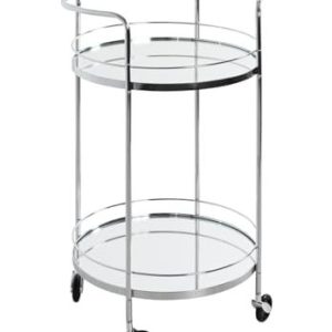 HAKU Möbel Serveringsvagn krom, Metall, spegel 5 mm Storlek: H 80 cm x Ø 48 cm, Stil: Art déco 4001070542205 HAKU Möbel Serveringsvagn krom, Metall, spegel 5 mm Storlek: H 80 cm x Ø 48 cm, Stil: Art déco 4001070542205