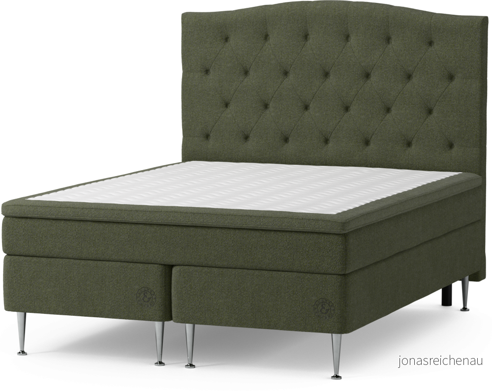 Asperö Comfort Kontinentalsäng, dubbelsäng med bäddmadrass Comfort och sängben YwGq6