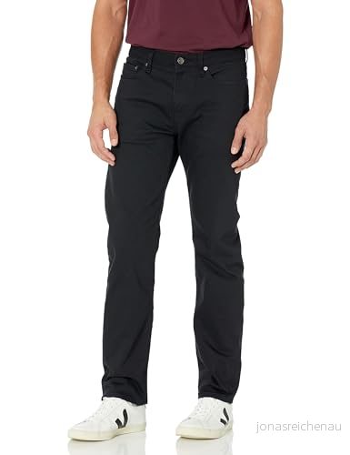 Amazon Essentials mäns rak passform jeans, svart, 32 W x 29 L 194223580309