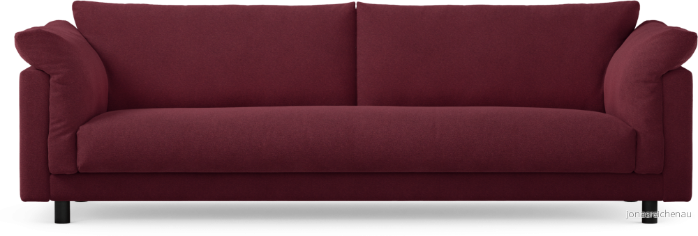 Cherrie 4-sits soffa, hel dyna, fast klädsel udCmQ