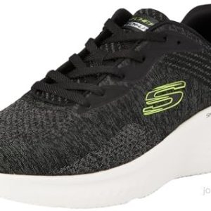 Skechers Skech lite Pro Faregrove träningsskor för män, Svart cirkulär stickad syntetisk lime trim, 45.5 EU 196989653617 Skechers Skech lite Pro Faregrove träningsskor för män, Svart cirkulär stickad syntetisk lime trim, 45.5 EU 196989653617